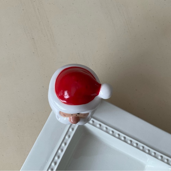 HO HO HO Santa Head Platter Decoration 🎅 - Picture 6 of 6
